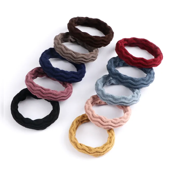 10PCS Simple Basic Elastic Hair Bands Ties Scrunchie Ponytail Holder Rubber Bands Fashion Headband Hair Accessories