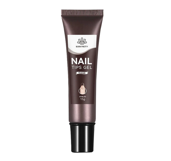 15g New Tec Nail Tips Gel Transparent Nail Gel Soak Off UV LED Nail Art Gel Varnish Function Gel Nail Extension Gel