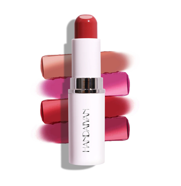 2-in-1 Nude Lipstick Matte Lip Balm Moisturizing 8 Colors Sandwich Lipstick Waterproof Long Lasting Non-stick