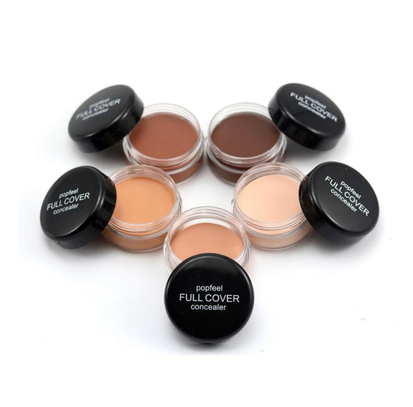 Full Cover Concealer: A makeup product that provides complete coverage for blemishes, dark circles, and imperfections.