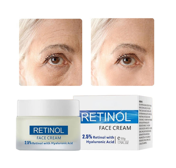 Anti-Wrinkle Anti-aging Firming Serum Hyaluronic Acid Vitamin A Retinol Face Cream For Women Lighten Wrinkles Dark Spots